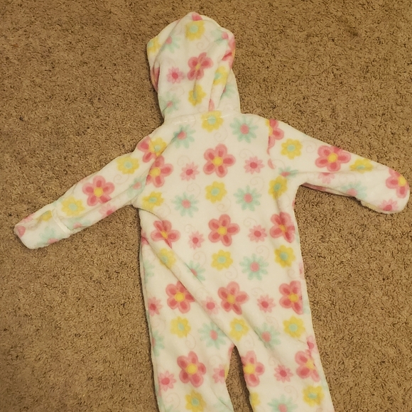 Flowered snowsuit - Picture 3 of 3